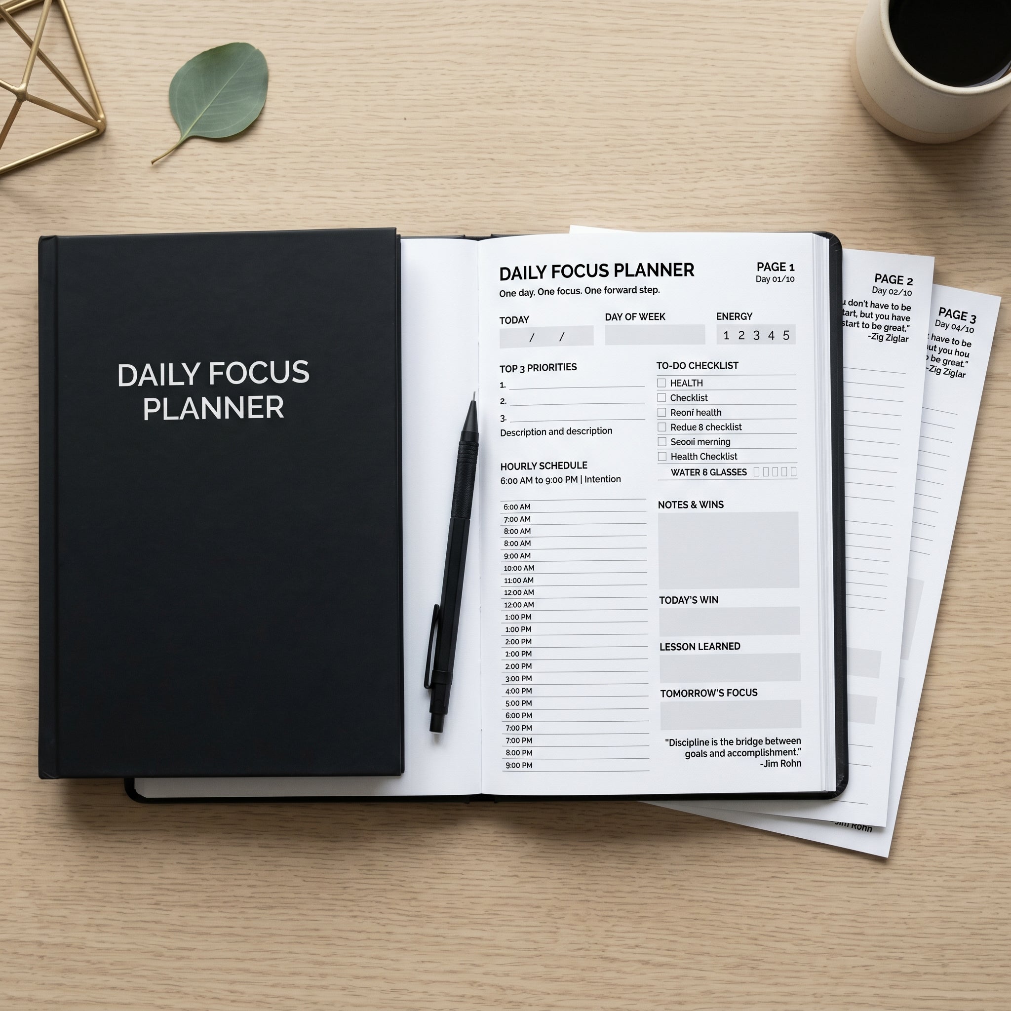 Daily Focus Planner
